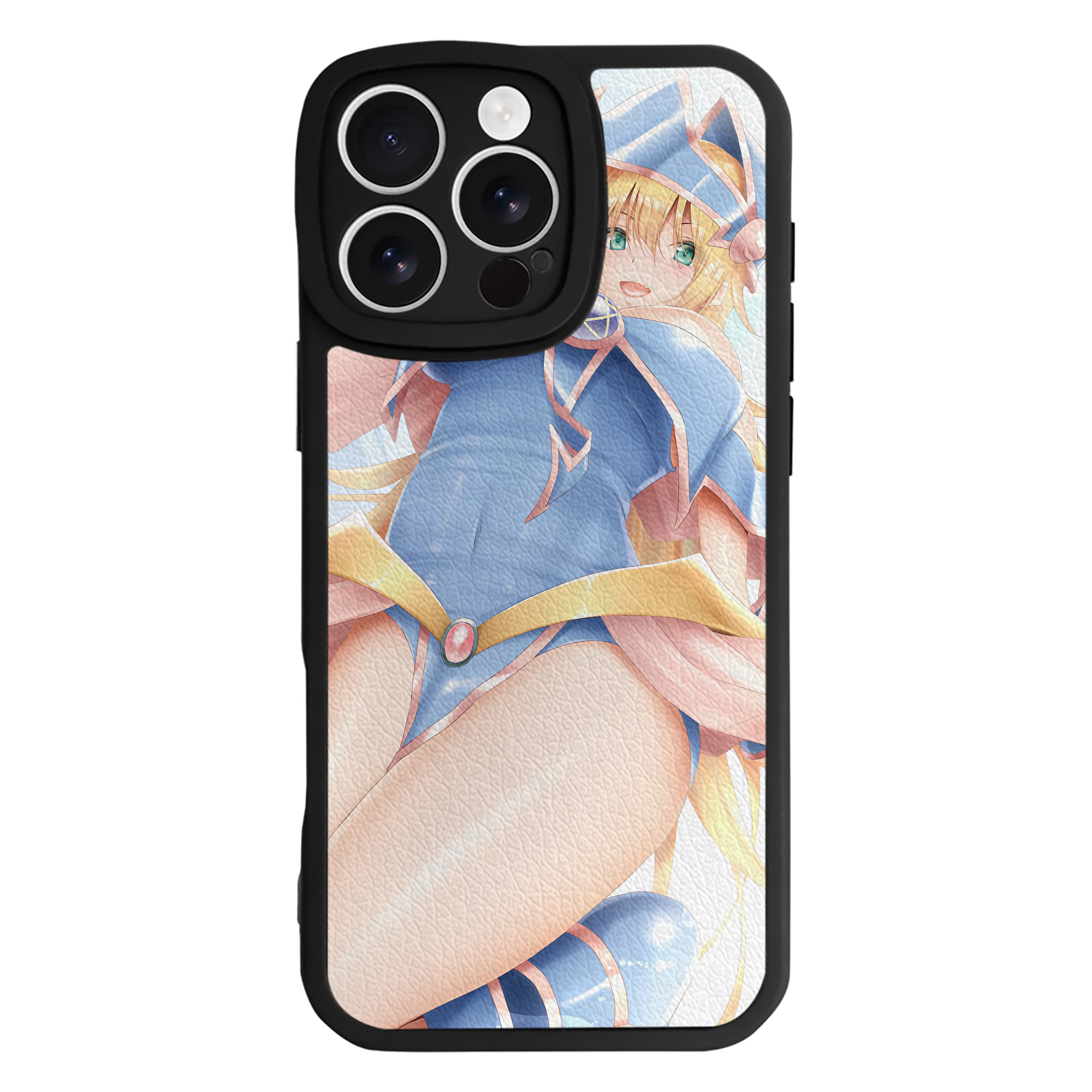 （画像用） 遊☆戯☆王 Yu-Gi-Oh! 【iPhone 16シリーズ対応】シリコンスマホケース（レザー調） 材質：シリコン